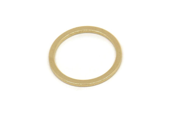 18mm Circle Connector, Raw Brass Circle Connectors, Findings (18x1mm) SMP2352 A5791