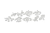 Steel Charm, Stainless Steel, Steel Pendants, Charm Pendants, Stainless Steel Irregular Shaped Charms With Holes SMP2381