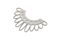 Steel Charm, Stainless Steel Ethnic Motif Charms, Charm Pendants, Connectors, Findings (29x48x0.80mm) SMP2386