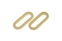 Pirinç Oval Bağlantı Parçası, Ham Pirinç Oval Bağlantı Parçaları, Takılar, Bulgular (20x8x1,5 mm) E004