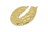Brass Charm, Raw Brass Mixed Charms, Brass Wavy Charms, Irregular Charms, Findings D0759-D0677-D871-D0834