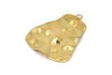 Brass Charm, Raw Brass Mixed Charms, Brass Wavy Charms, Irregular Charms, Findings D0791-D0726-D0807-D0748-D0757