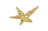 Brass Charm, Raw Brass Mixed Charms, Brass Wavy Charms, Irregular Charms, Findings D0768-D0793-D857