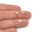 Brass Bird Blank, Raw Brass Bird Blanks, Findings (5x12x1.2mm) A5902