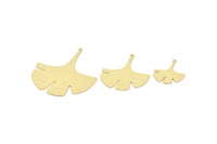 Pirinç Yaprak Tılsımı, 1 Döngülü Ham Pirinç Gingko Yaprağı Tılsımları, Boşluklar, Bulgular (20/30/40x0,60 mm) SMP2412