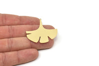 Pirinç Yaprak Tılsımı, 1 Döngülü Ham Pirinç Gingko Yaprağı Tılsımları, Boşluklar, Bulgular (20/30/40x0,60 mm) SMP2412