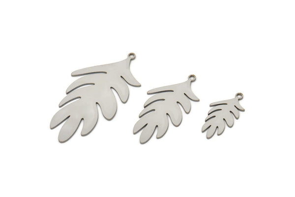 Çelik Yaprak Charm, 1 Döngülü Paslanmaz Çelik Yaprak Charmlar, Boşluklar, Bulgular (20/30/40x0,80 mm) SMP2417