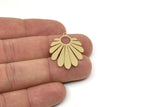 Brass Sun Charm, Raw Brass Sun Charms, Rising Sun Charms, Findings (30x23x0.80mm) SMP2442