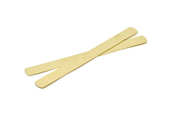 Brass Bracelet Blank, 2 Raw Brass Bracelet Stamping Blank Bangles (15x160x0.80mm) A1941
