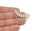 Steel Charm, Stainless Steel Ethnic Motif Charms, Charm Pendants, Connectors, Findings (29x48x0.80mm) SMP2386