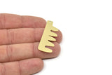 Brass Charm, Raw Brass, Brass Pendants, Charm Pendants, Brass Charms With 1 Hole (40x16x0.60mm) SMP2390