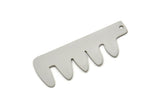 Steel Charm, Stainless Steel, Steel Pendants, Charm Pendants, Steel Charms With 1 Hole (40x16x0.80mm) SMP2390