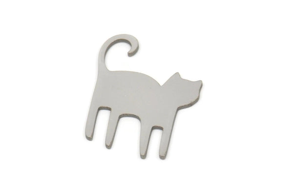 Çelik Kedi Boşluğu, Paslanmaz Çelik Kedi Boşluğu, Takılar, Bulgular (21x17x0,60 mm) SMP2403
