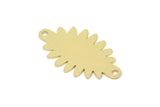 Brass Cloud Charm, Raw Brass Cloud Shaped Charms With 2 Loops, Earring Charms, Findings (25x14x0.60mm) SMP2461