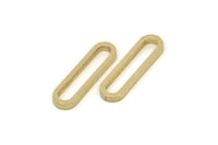 Pirinç Oval Konnektör, Ham Pirinç Oval Konnektörler, Tılsımlar, Bulgular (17x5x1,5 mm) A5509