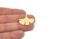 Pirinç Yaprak Tılsımı, 1 Döngülü Ham Pirinç Gingko Yaprağı Tılsımları, Boşluklar, Bulgular (20/30/40x0,60 mm) SMP2412