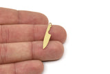 Brass Knife Charm, Raw Brass Knife Charms With 1 Loop, Chef Knife Charms, Blanks, Findings (25/30/42x0.60mm) SMP2416