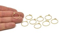 Brass Ring, Raw Brass Mixed Model Tiny Rings, Tiny Jewelry, Ring Findings SMP2438