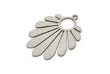 Steel Sun Charm, Stainless Steel Sun Charms, Rising Sun Charms, Findings (30x23x0.80mm) SMP2442