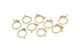 Brass Ring, Raw Brass Mixed Model Tiny Rings, Tiny Jewelry, Ring Findings SMP2358-59-60-61-62-63-64-65-66