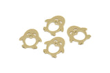 Brass Penguin Blank, Raw Brass Tiny Penguin Blanks, Blanks For Stud, Animal Jewelry Findings (15x14x0.80mm) SMP2543