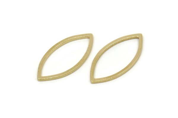 Pirinç Markiz Yüzük, Ham Pirinç Markiz Takılar, Bağlantı Elemanları, Bulgular (20,5x10x1 mm) A5765