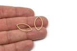 Pirinç Markiz Yüzük, Ham Pirinç Markiz Takılar, Bağlantı Elemanları, Bulgular (23x12x1mm) A5730