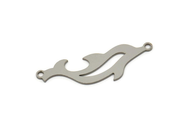 Çelik Yunus Tılsımı, 2 Halkalı Paslanmaz Çelik Yunus Şekilli Tılsımlar, Küpe Tılsımı, Bağlantı Parçaları, Bulgular (31x10x0,80 mm) SMP2530