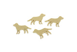 Brass Dog Blank, Raw Brass Tiny Dog Blanks, Blanks For Stud, Animal Jewelry Findings (10.5x16x0.80mm) SMP2539