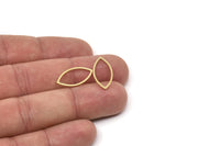Pirinç Markiz Yüzük, Ham Pirinç Markiz Takılar, Bağlantı Elemanları, Bulgular (20,5x10x1 mm) A5765