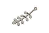 Steel Branch Charm, Stainless Steel Branch Charms With 1 Loop, Leaf Charms, Charm Pendants (24x8.5x0.80mm) SMP2553