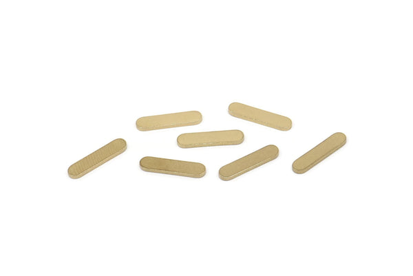 Brass Oval Blank, Raw Brass Tiny Oval Shaped Blanks, Brass Findings, Stamping Blanks, For Stud, Geometric Findings (13x3x1mm) SMP2622