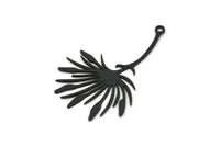Siyah Karahindiba Tılsımı, 1 Döngülü 8 Oksitlenmiş Siyah Taraxacum Tılsımı, Bulgular (36x24x0,60 mm) SMP0034 A5554