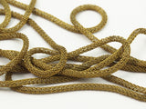 Brass Knitted Chain, 2 M (3mm) Raw Brass Mesh Chain Z140