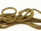 Brass Knitted Chain, 2 M (3mm) Raw Brass Mesh Chain Z140