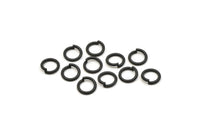 8 mm Halka - 50 Oksitlenmiş Siyah Pirinç Halka (8x1,2 mm) A0368