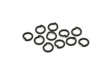 8 mm Halka - 50 Oksitlenmiş Siyah Pirinç Halka (8x1,2 mm) A0368