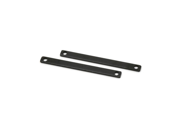 Siyah Kolye Çubuğu, 2 Delikli 12 Oksitlenmiş Siyah Pirinç Çubuk, Bulgular (35x3x1mm) Brc141--a0829