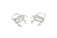 Claw Ring Settings - 925 Silver 4 Claw Ring Blank For Natural Stones V050
