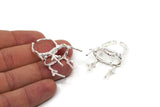 Claw Ring Settings - 925 Silver 4 Claw Ring Blank For Natural Stones V050