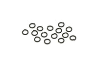 4mm Jump Rings - 250 Oxidized Black Brass Jump Rings (4x0.60mm) A0337
