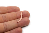 Copper Sword Charm, Raw Copper Sword Charms With 1 Loop, Earring Charm, Sword Findings (30x7x0.80mm) SMP2828