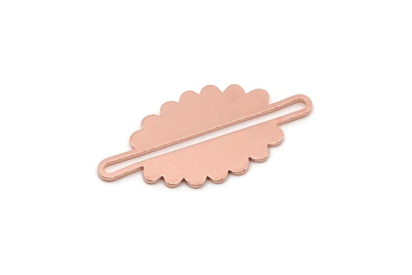 Copper Cloud Charm, Raw Copper Cloud Shaped Charms, Earring Charms, Blank Findings (30x15x0.80mm) SMP2846