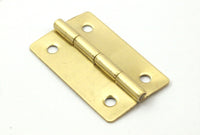 Brass Industrial Finding, 5 Raw Brass Hinges, Industrial Findings with 4 Holes , (36x23mm)  D0175 BS 1649