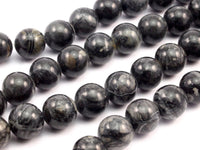 Black Picasso Jasper 12mm Full Strand Gemstone beads G347  T023
