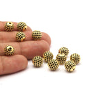 1 Micro Pave CZ Cubic Zirconia  Bead 10mm Hole Size 2mm  W00003 B-4