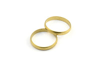 Engagement Ring Setting, 6 Raw Brass Engagement Ring Settings (17mm) MN78