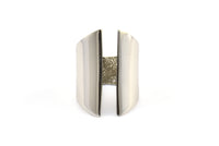 Silver Gothic Ring, 1 Silver Tone Gothic Rings N0027