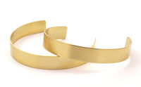 Brass Cuff Blank - 2 Raw Brass Cuff Bracelet Blank Bangle Without Holes (145x10x.0.80 )