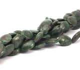Green Jade 18x13Mm Gemstone Oval Beads G248